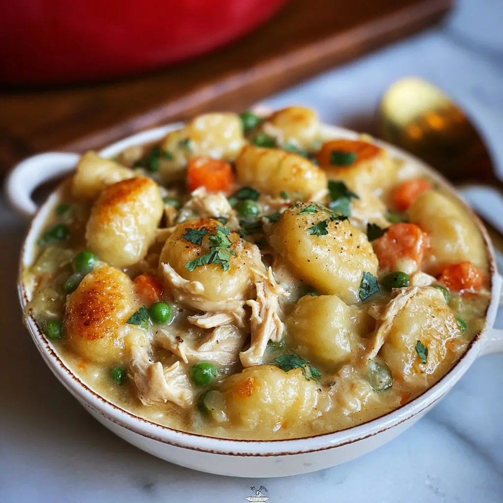 One Pot Gnocchi Chicken Pot Pie Recipe
