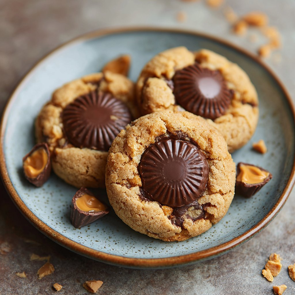 Peanut Butter Cup Cookies Recipe blob