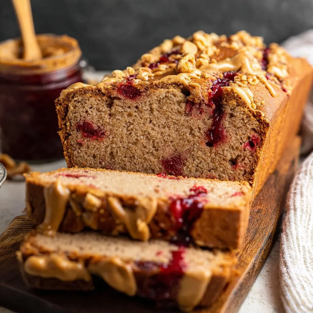 Peanut Butter Jelly Snack Bread