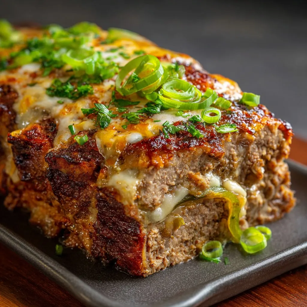 Philly Cheesesteak Meatloaf