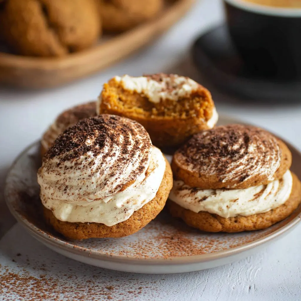 Pumpkin Tiramisu Cookies