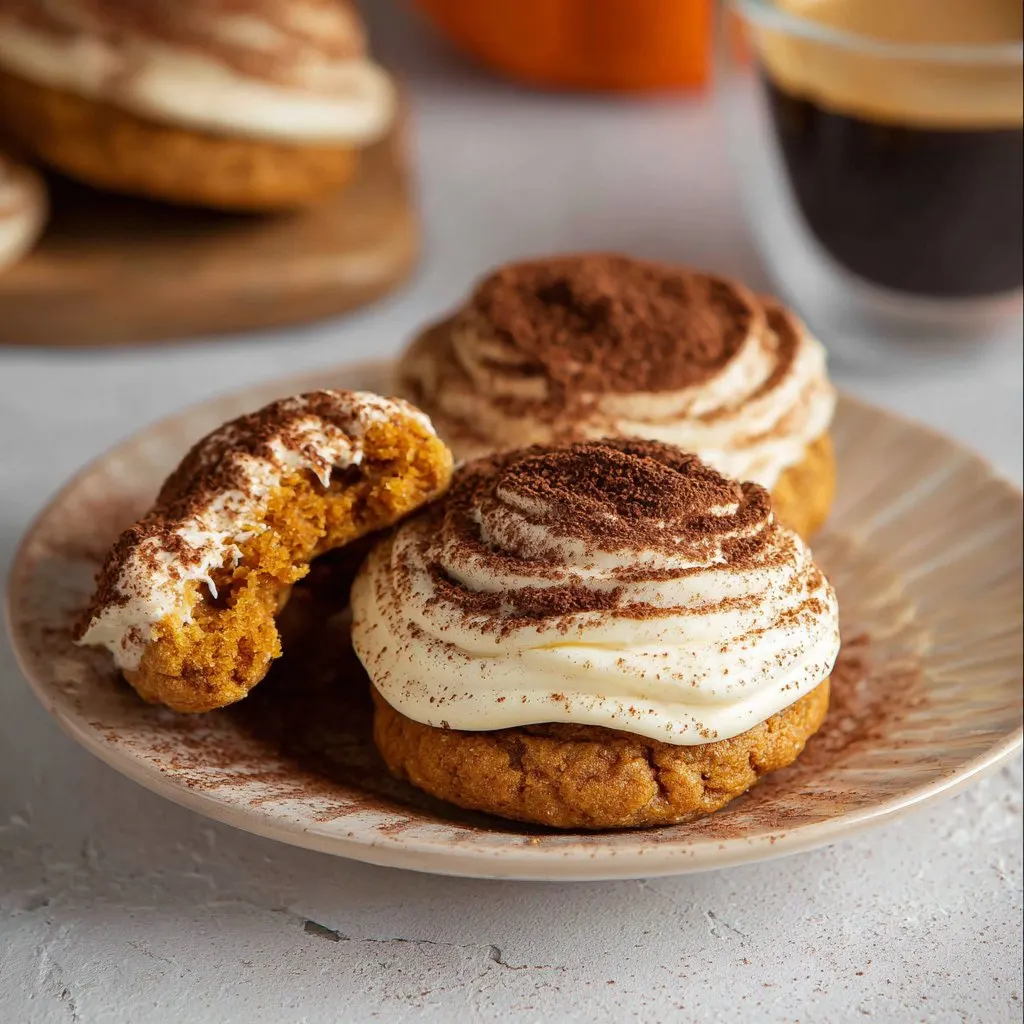 Pumpkin Tiramisu Cookies