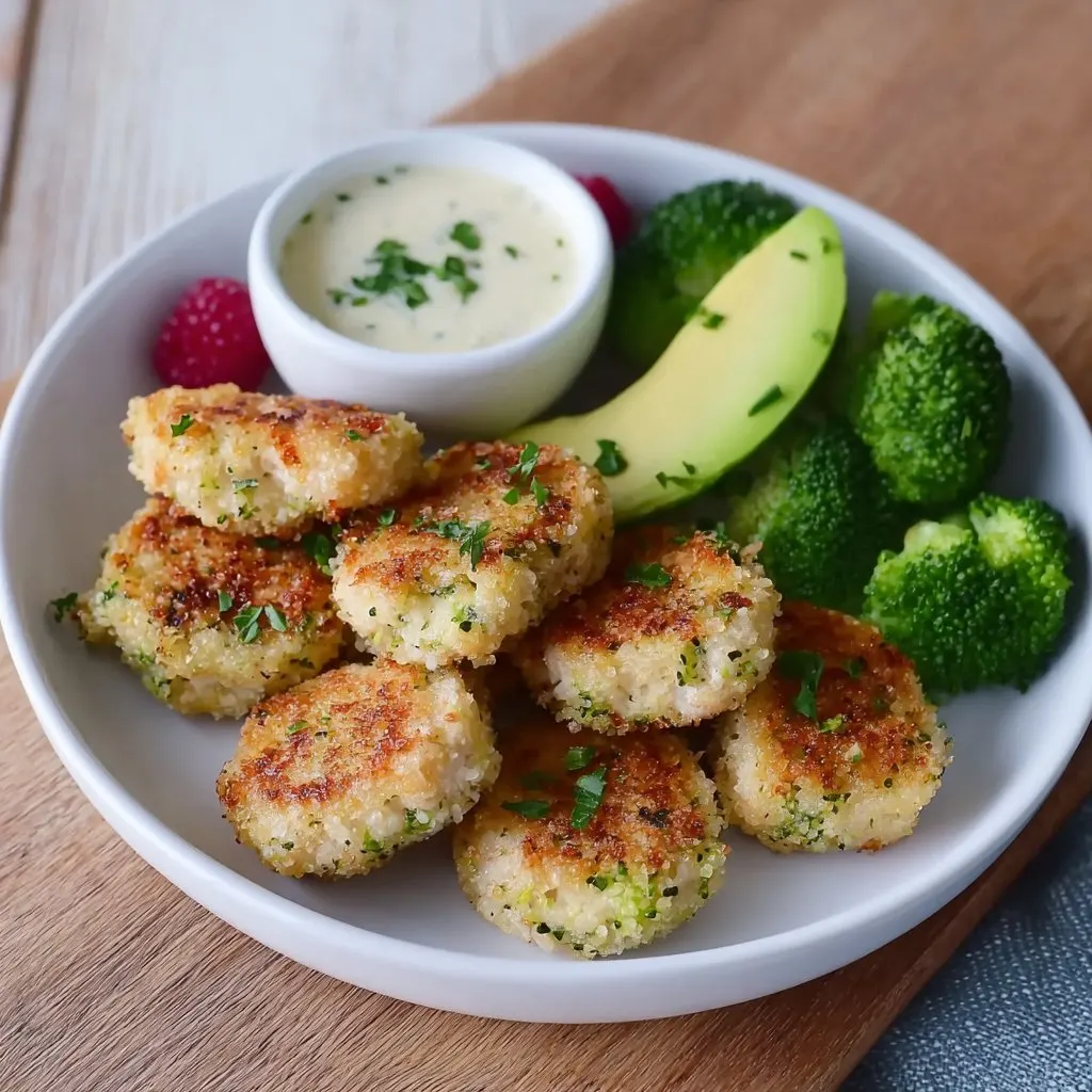 Quick Chicken and Broccoli Nuggets for Baby 1 Quick Chicken and Broccoli Nuggets for Baby