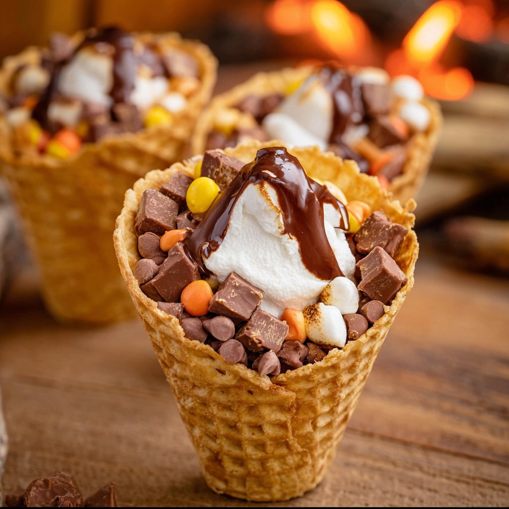 Reese’s Campfire Cones