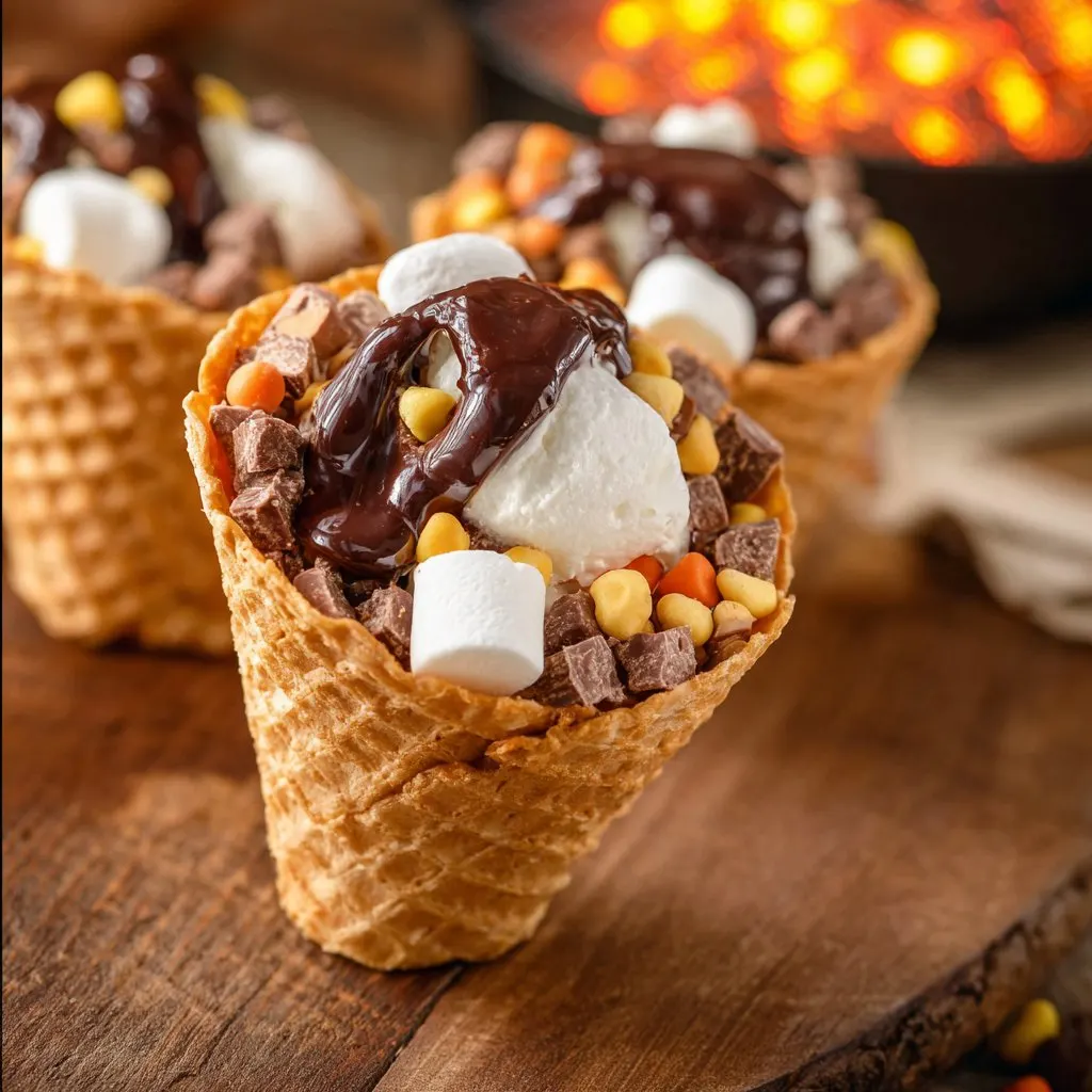 Reese’s Campfire Cones