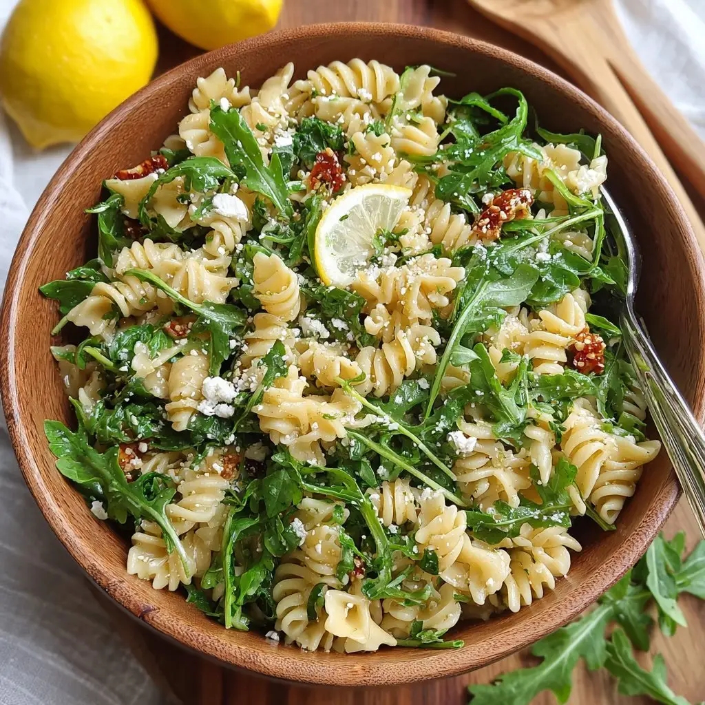 Refreshing Lemon Arugula Pasta Salad 1 Refreshing Lemon Arugula Pasta Salad