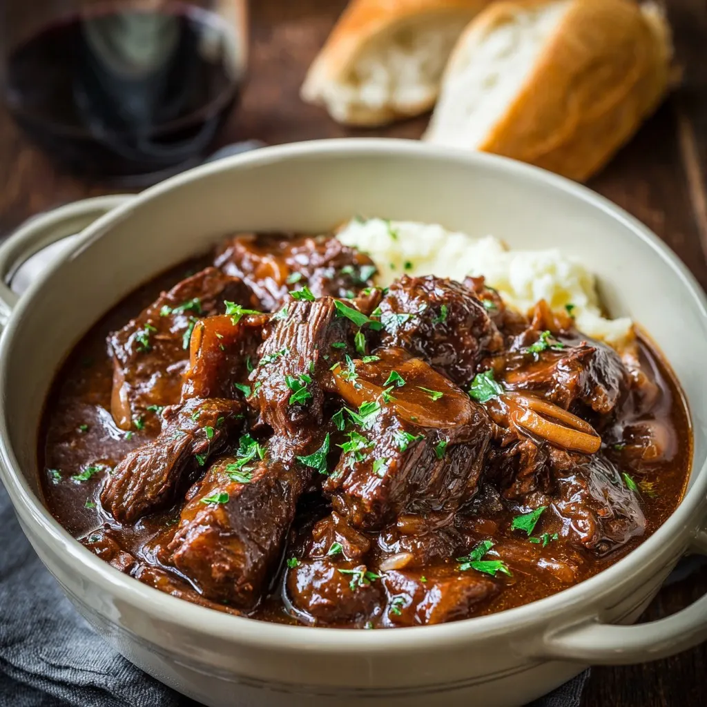 Slow Cooker Beef Manhattan