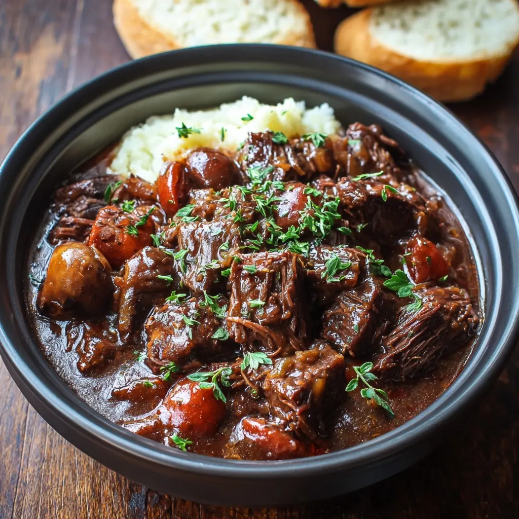 Slow Cooker Beef Manhattan
