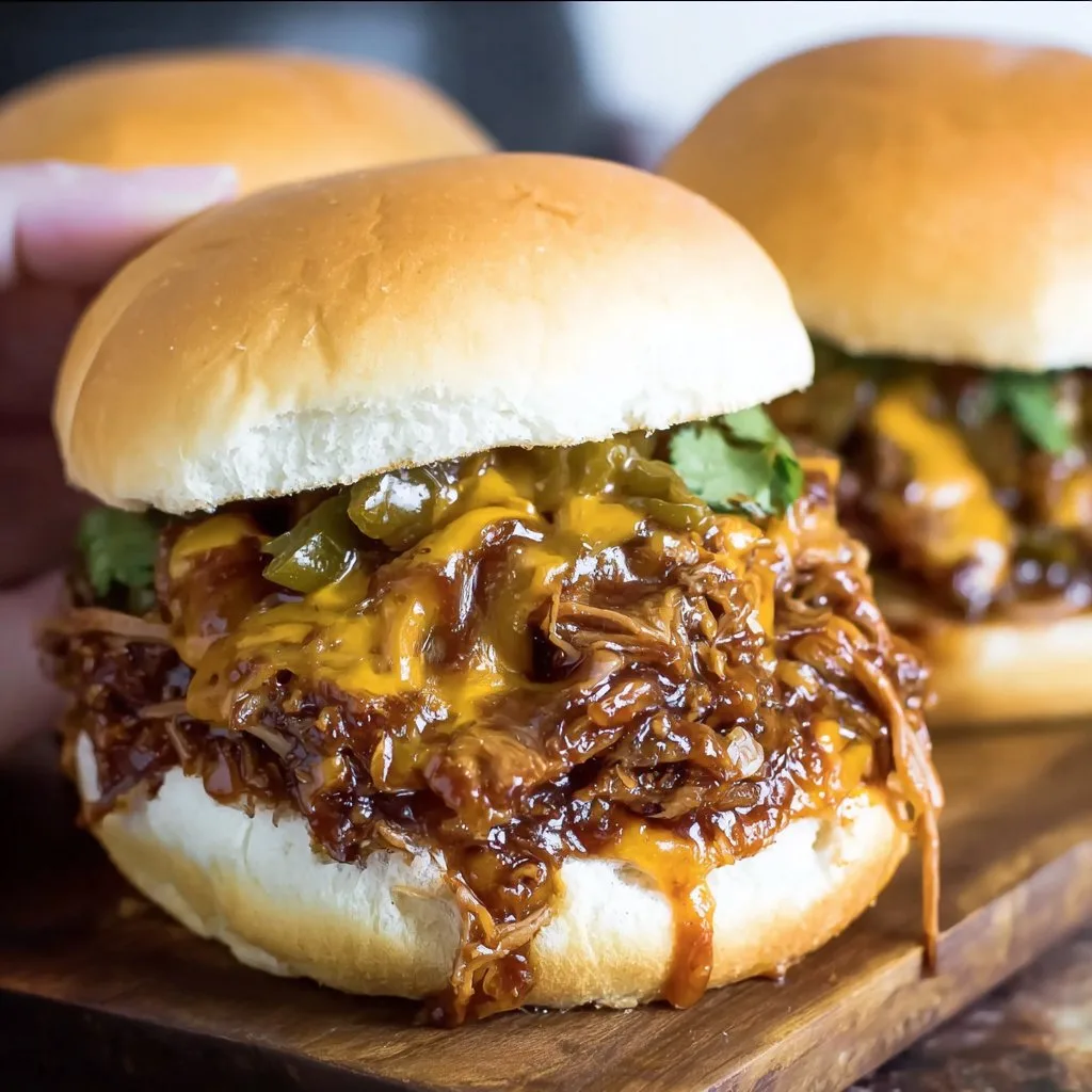 Slow Cooker Cowboy Sandwiches