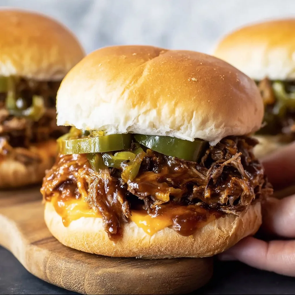 Slow Cooker Cowboy Sandwiches