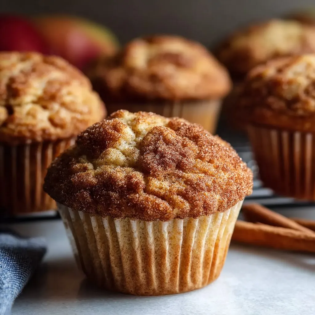 Soft Apple Cinnamon Muffins for Fall Dessert