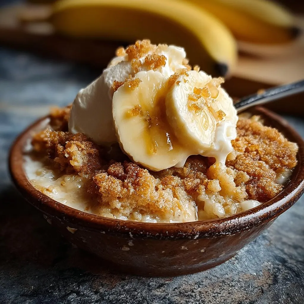 Southern Banana Cobbler