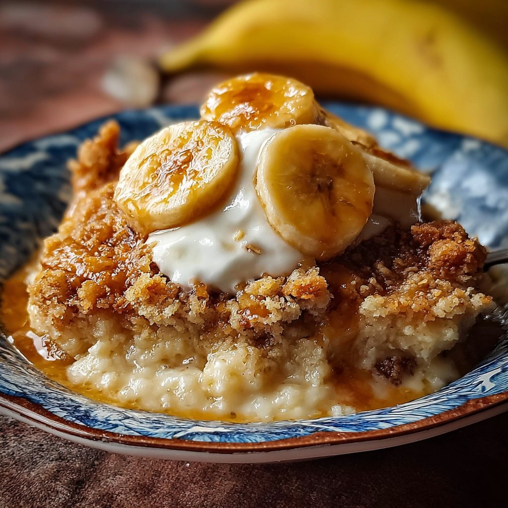 Southern Banana Cobbler