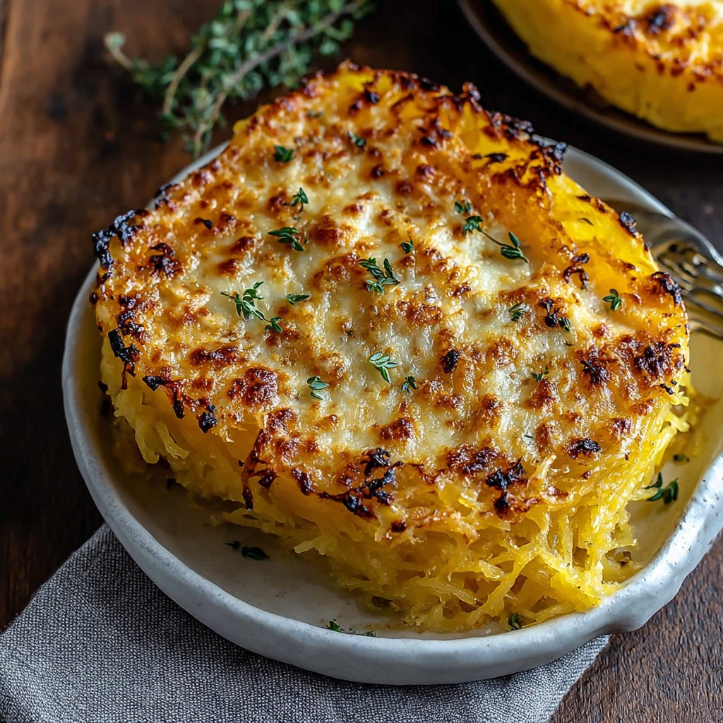 Spaghetti Squash Au Gratin