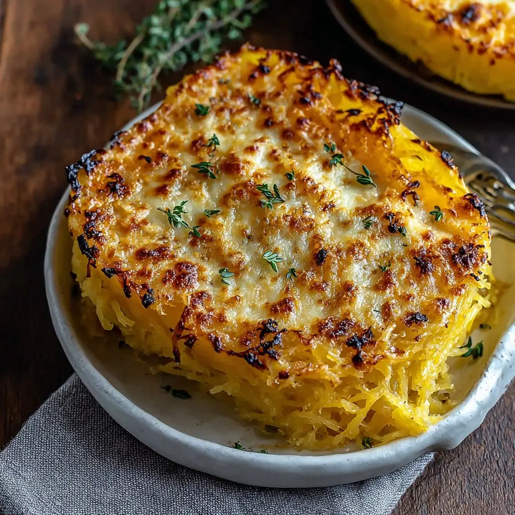 Spaghetti Squash Au Gratin