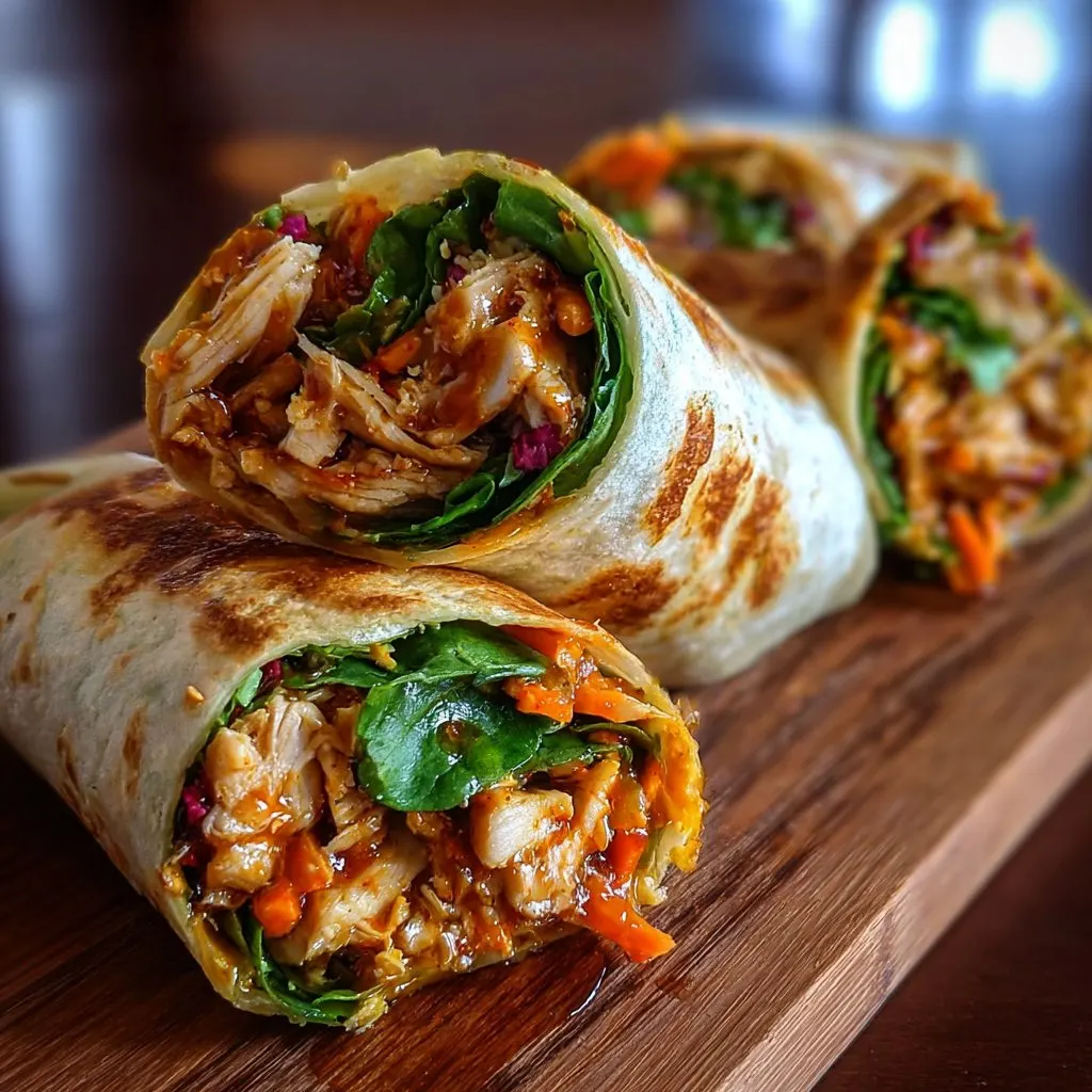 Sweet Chili Chicken Wraps
