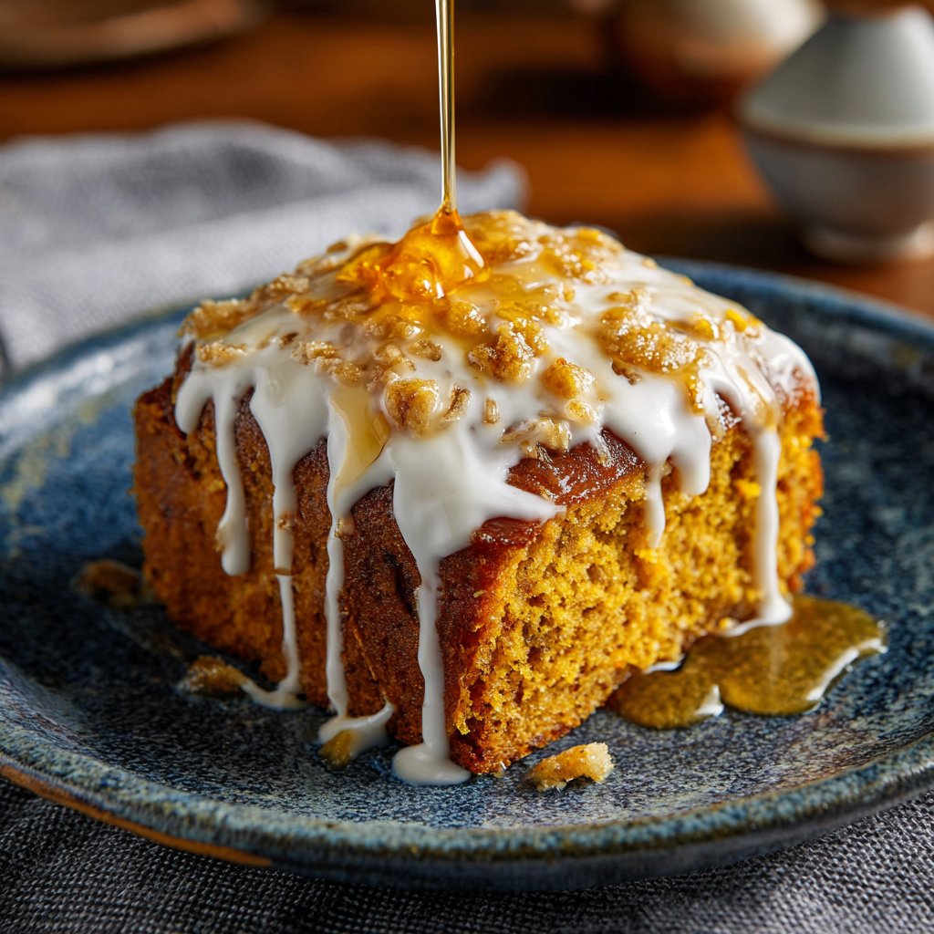 Sweet Potato Honeybun Cake