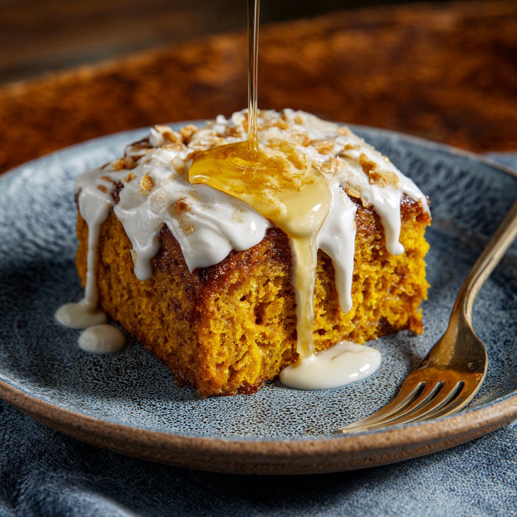 Sweet Potato Honeybun Cake