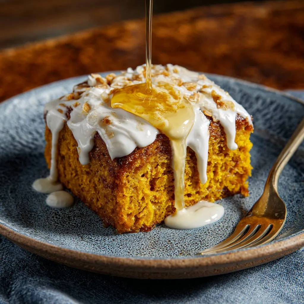 Sweet Potato Honeybun Cake