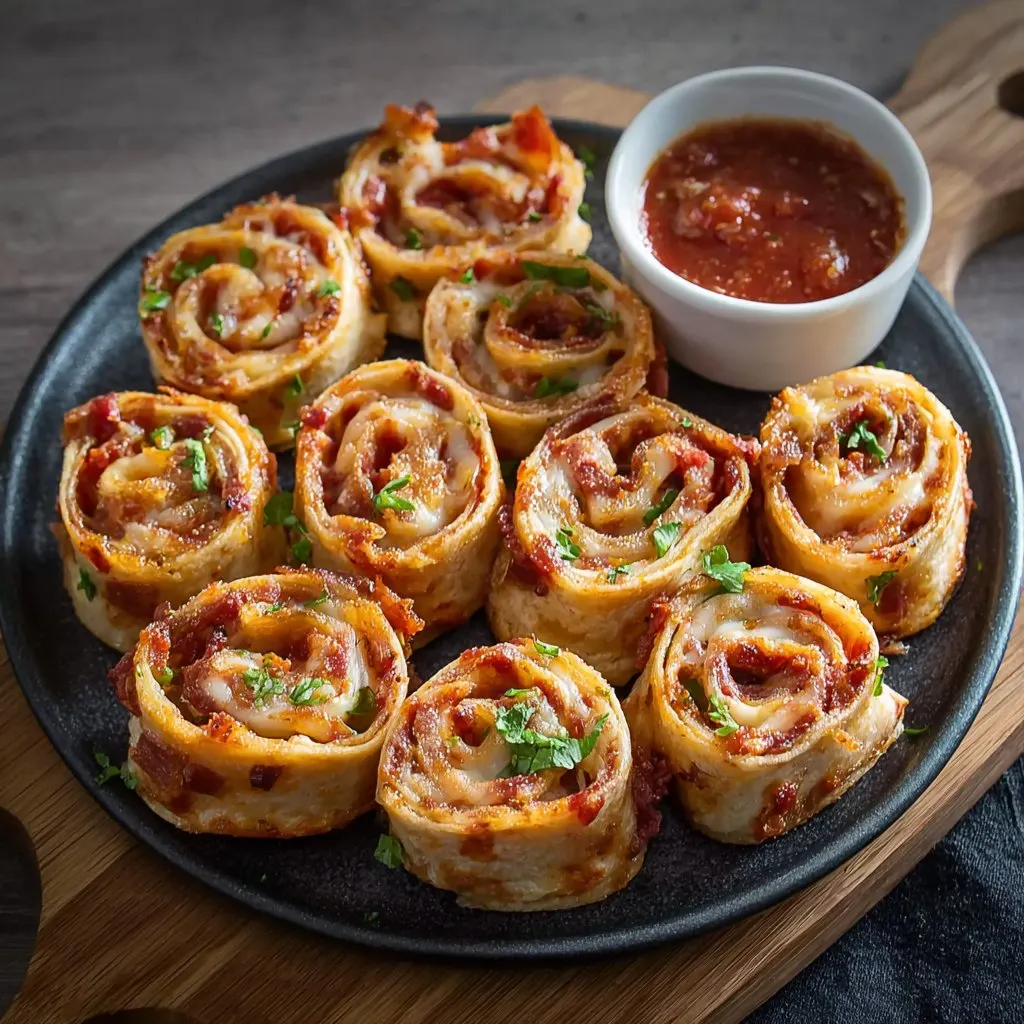 Tortilla Pizza Rolls