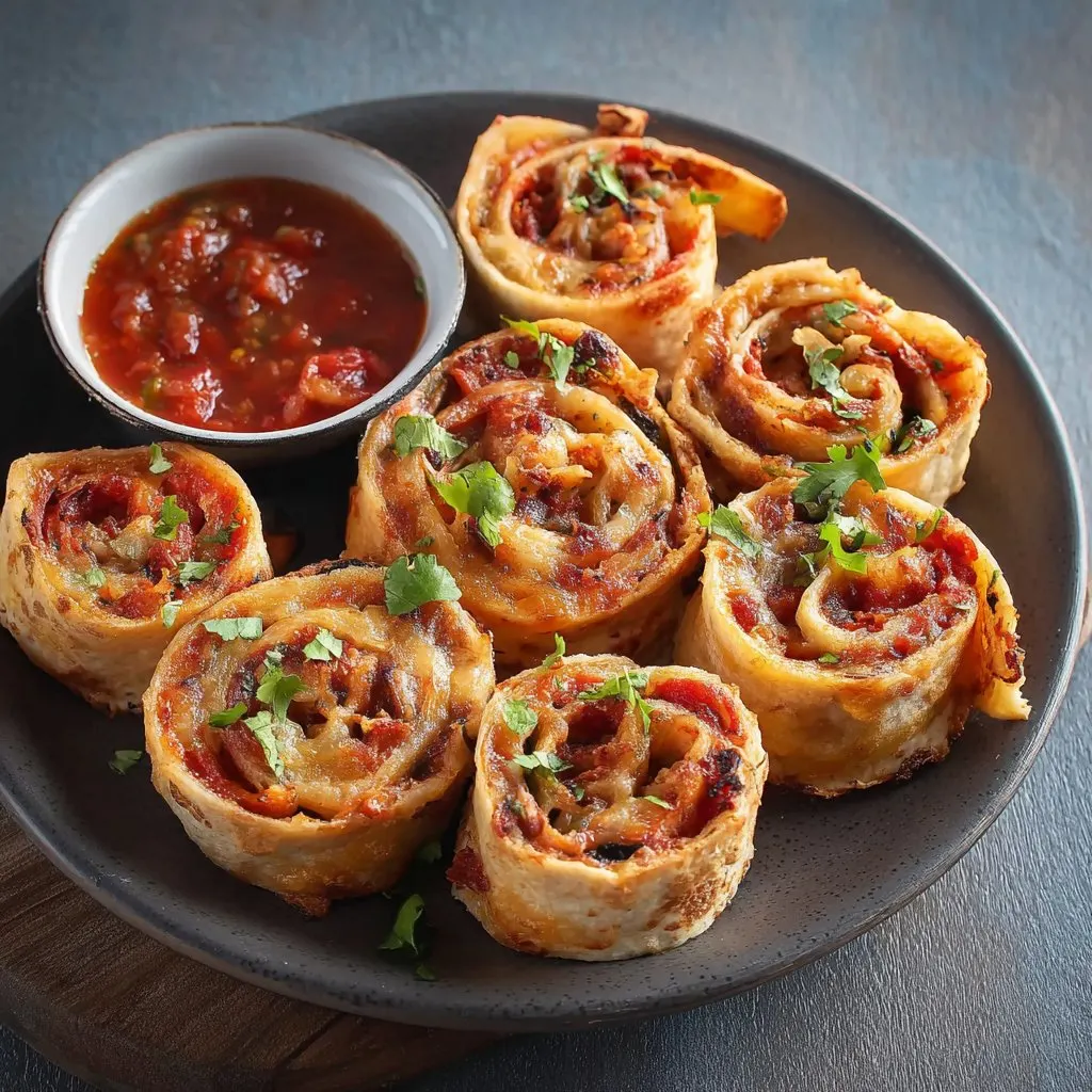 Tortilla Pizza Rolls 1 Tortilla Pizza Rolls