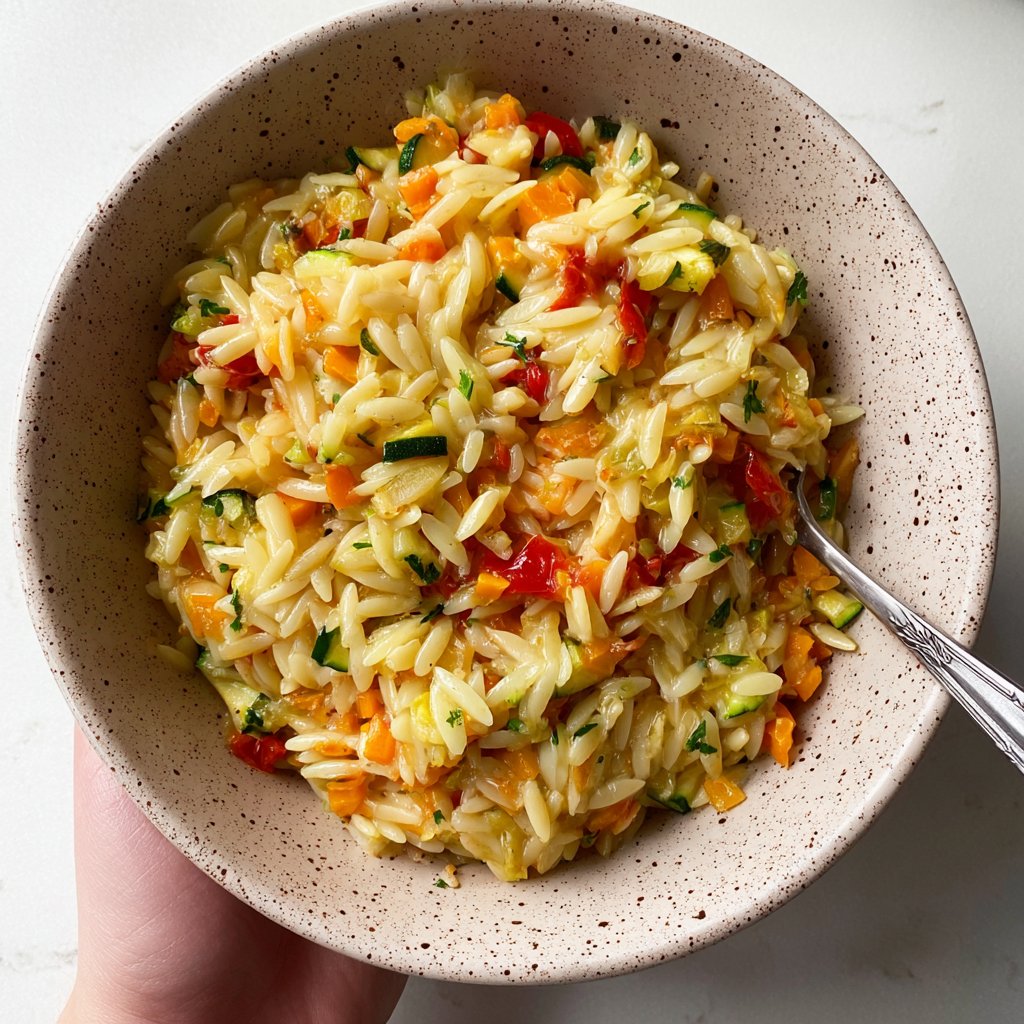 Veggie Orzo