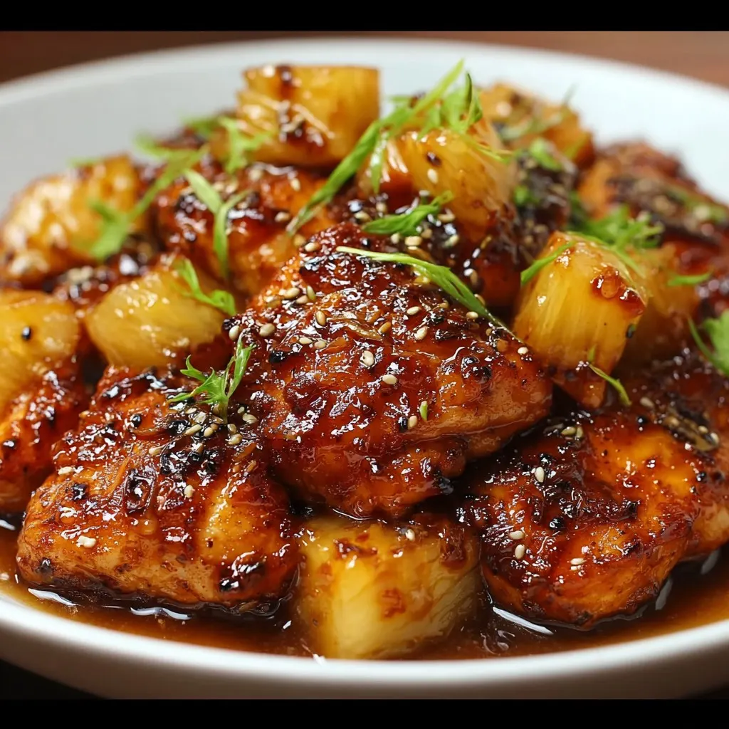 5-Star Brown Sugar Pineapple Chicken 1 5-Star Brown Sugar Pineapple Chicken