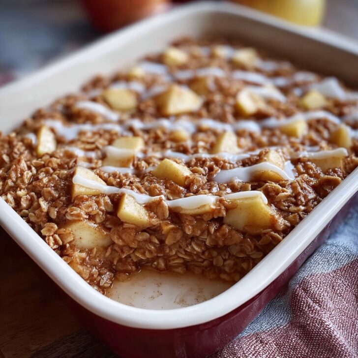 Amish-Style Apple and Cinnamon Baked Oatmeal