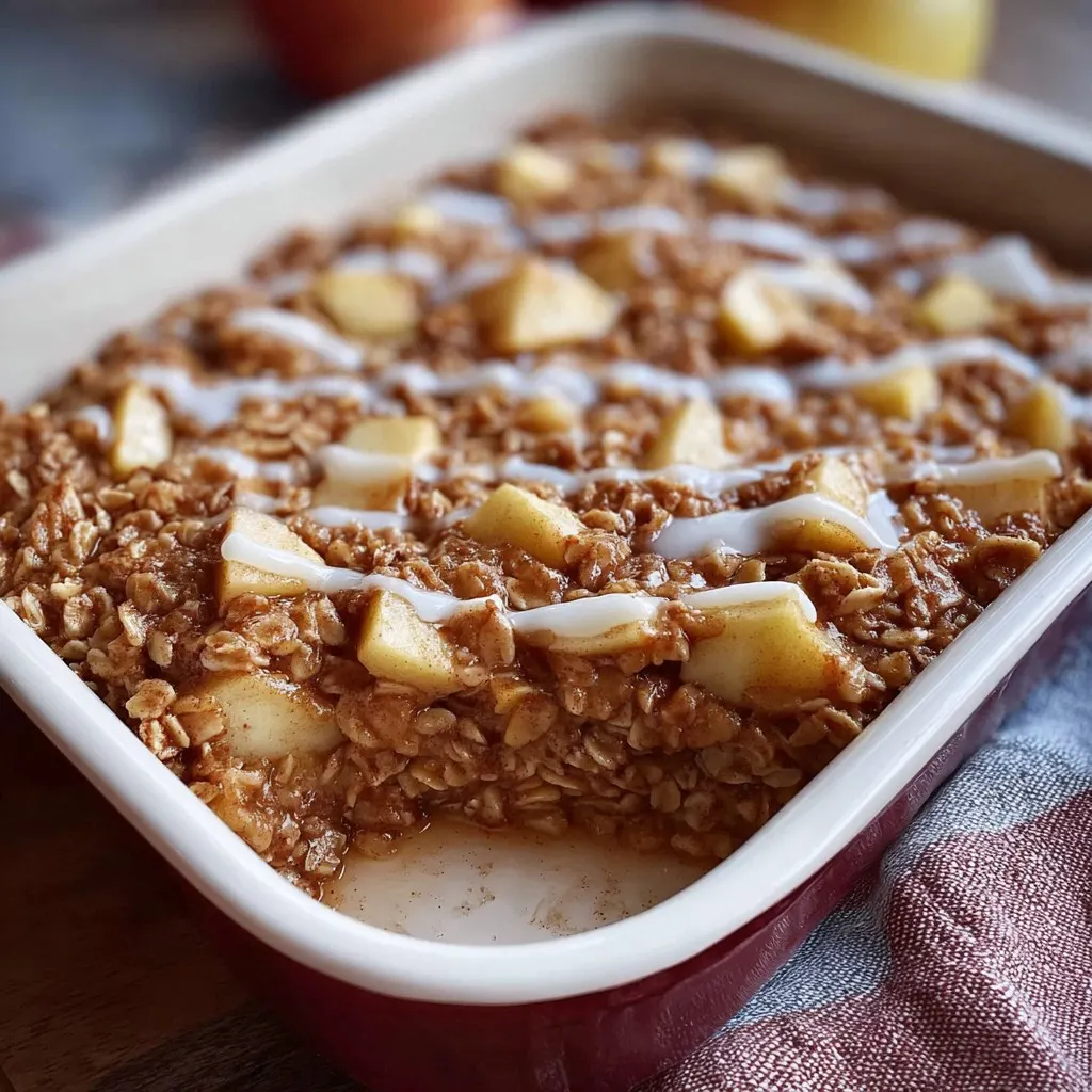 Amish-Style Apple and Cinnamon Baked Oatmeal