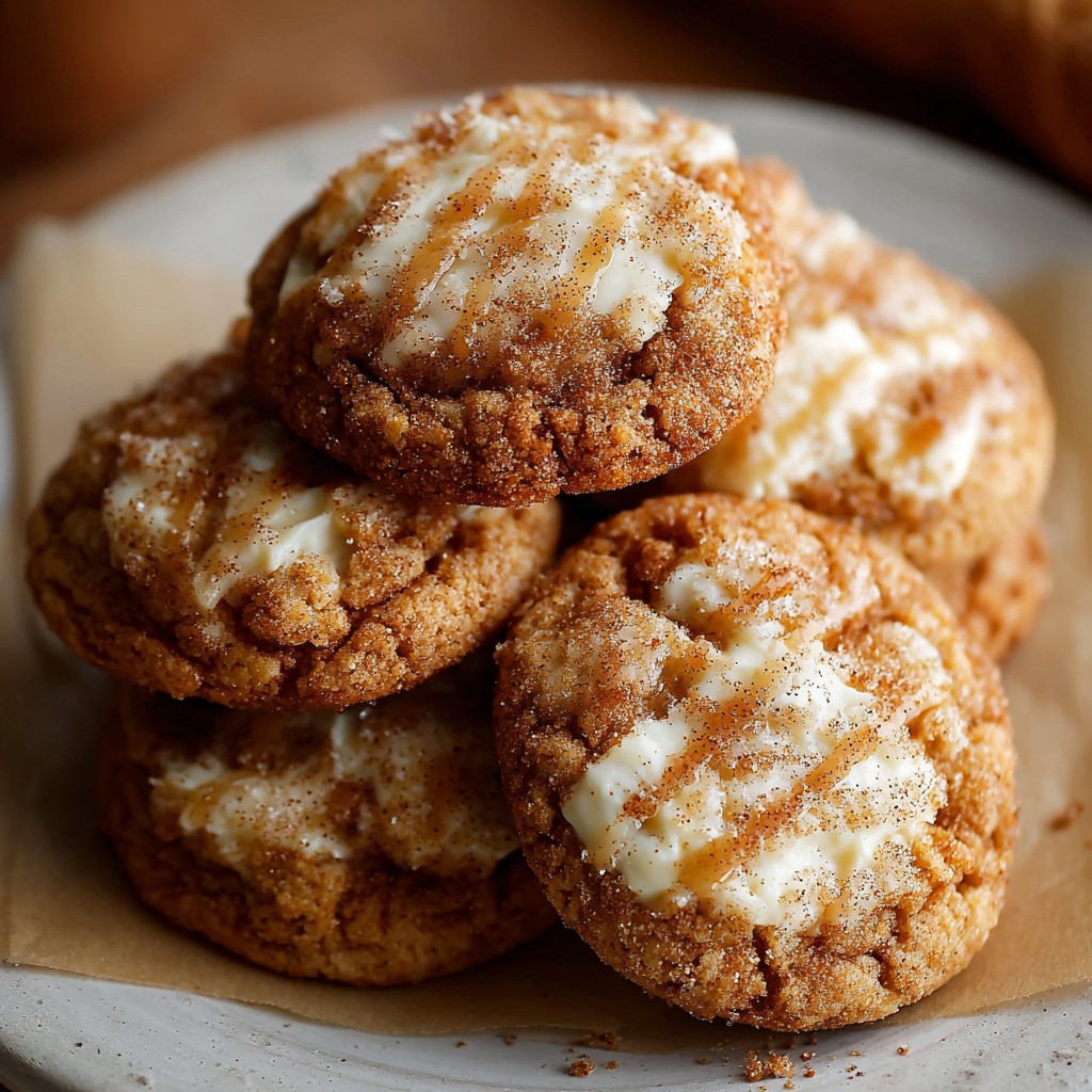 Apple Cider Cheesecake Cookies