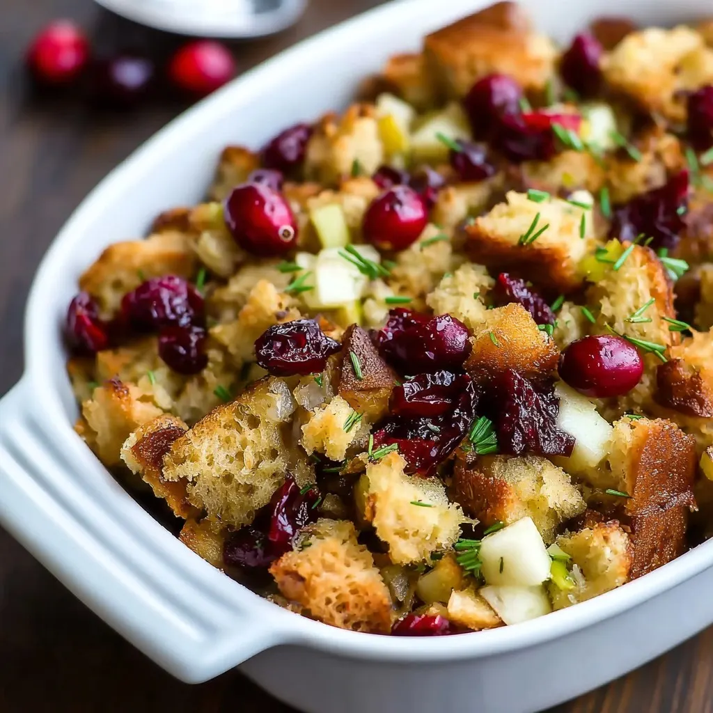 Apple Cranberry Stuffing Recipe