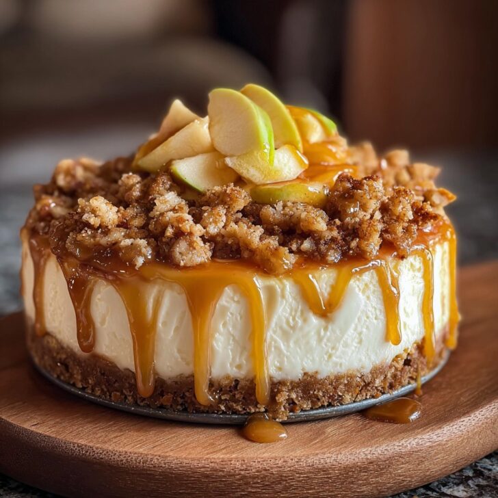 Apple Crisp Cheesecake Recipe