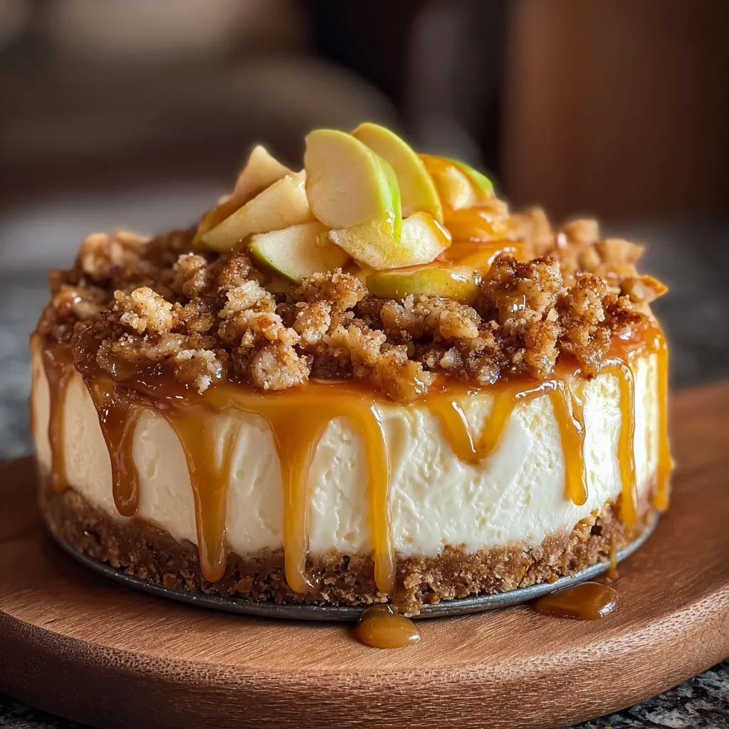 Apple Crisp Cheesecake Recipe