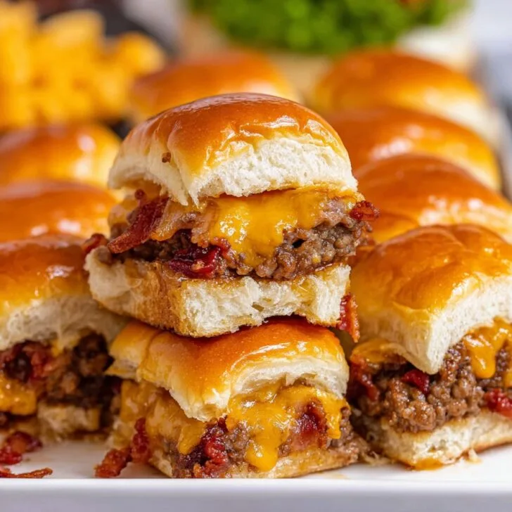 Bacon Cheeseburger Sliders