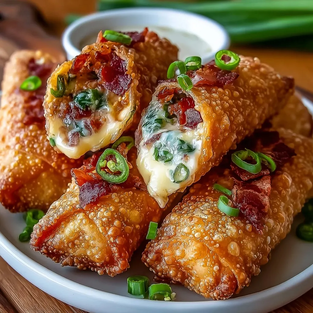Bacon Jalapeno Popper Eggrolls