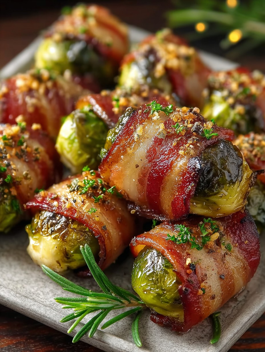 Bacon-Wrapped Brussels Sprouts