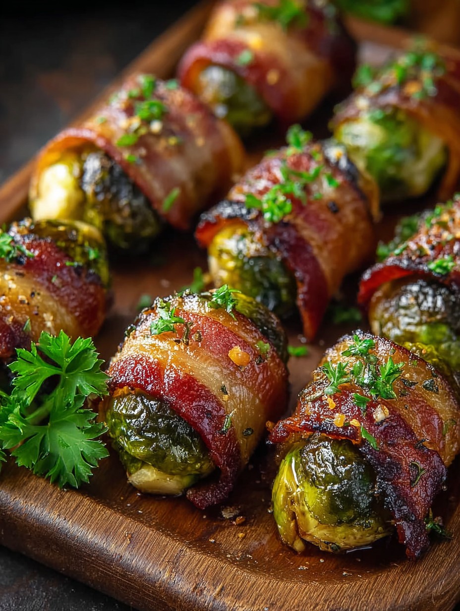 Bacon-Wrapped Brussels Sprouts
