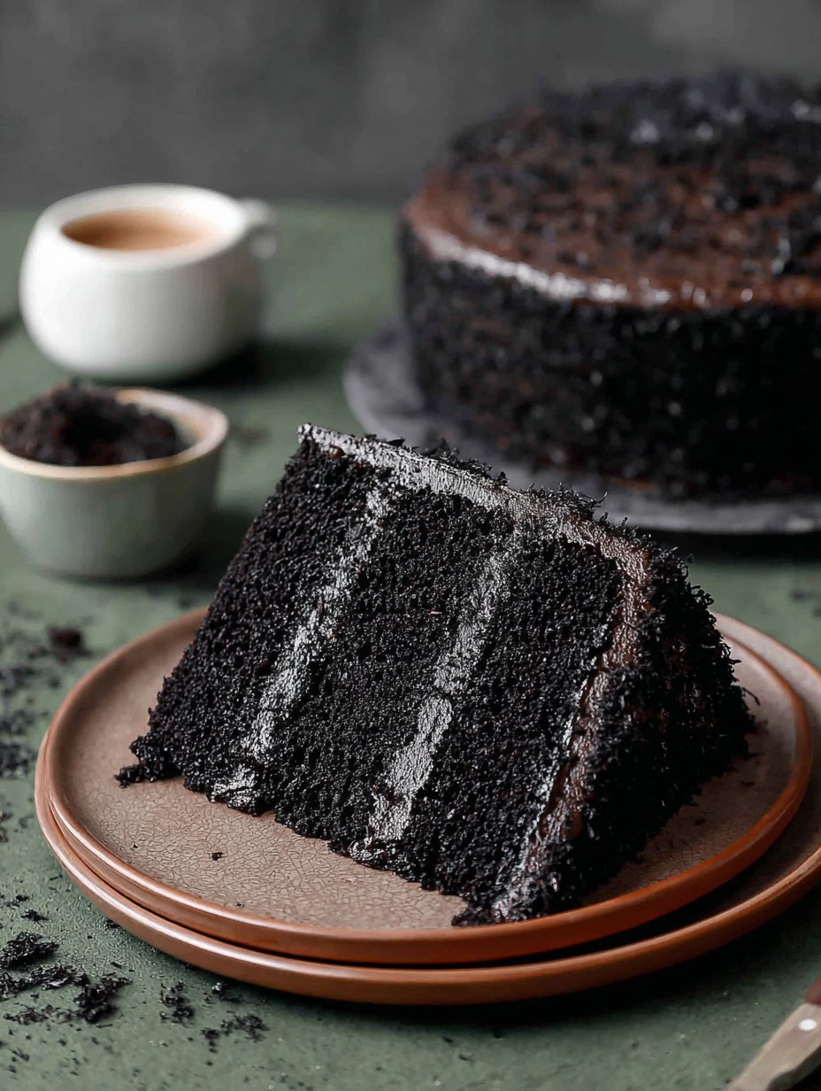 Black Velvet Cake (Naturally Dark Without Dye)