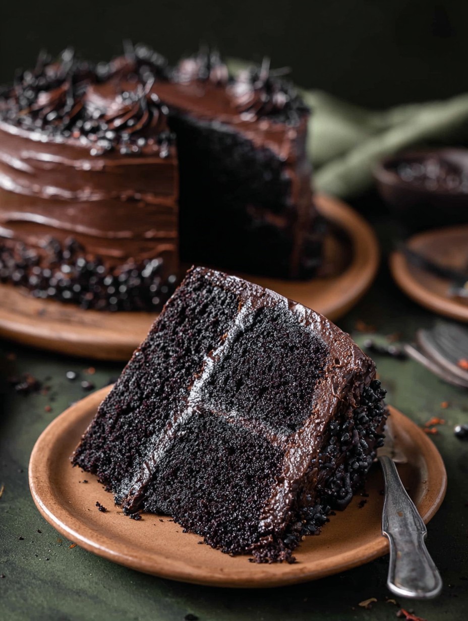 Black Velvet Cake (Naturally Dark Without Dye)