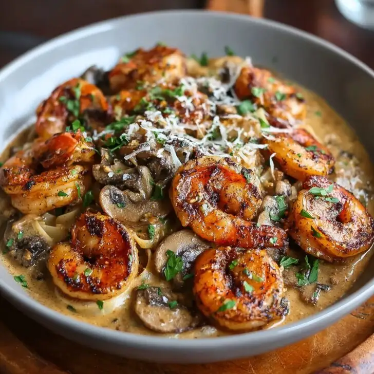 Blackened Shrimp Stroganoff