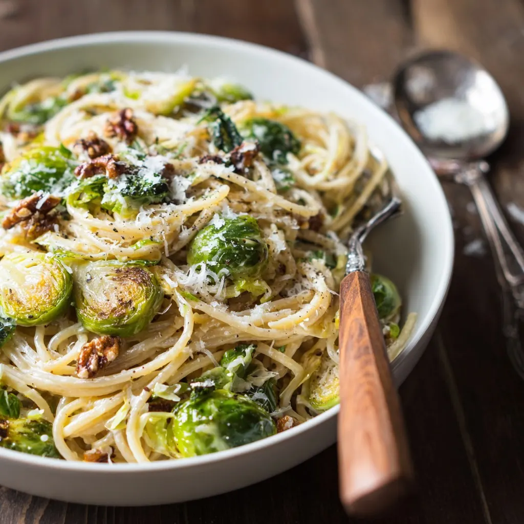 Brown Butter Brussels Pasta