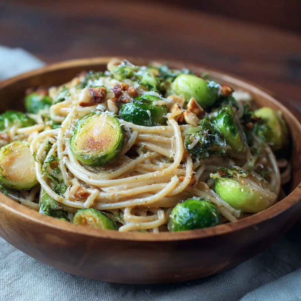 Brown Butter Brussels Pasta