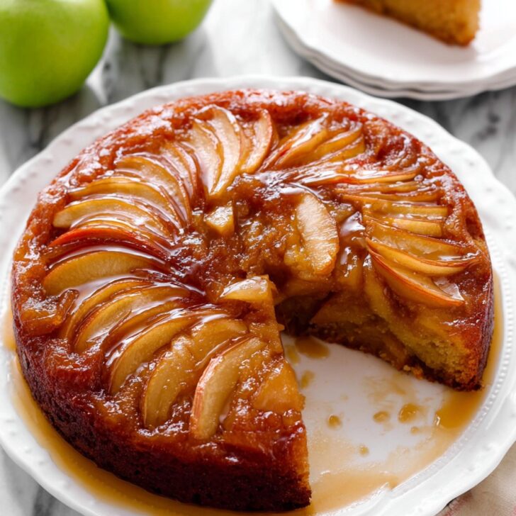 Caramel And Apple Upside Down Cake Recipe