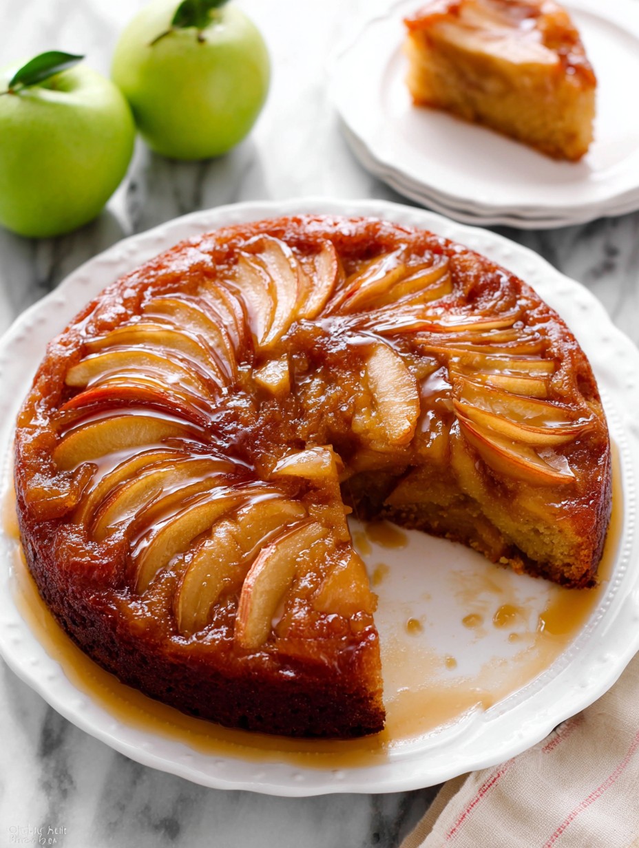 Caramel And Apple Upside Down Cake Recipe