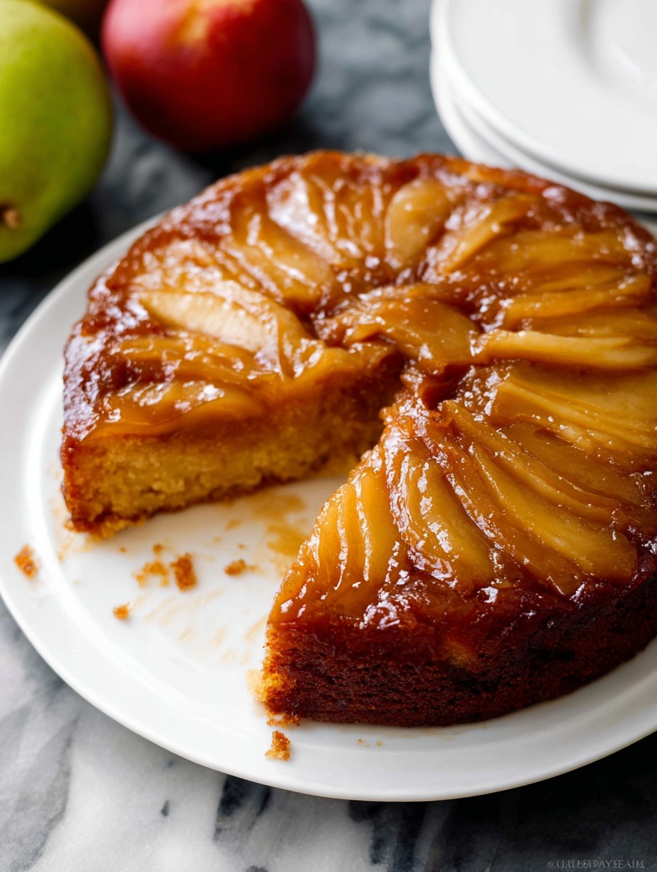 Caramel And Apple Upside Down Cake Recipe