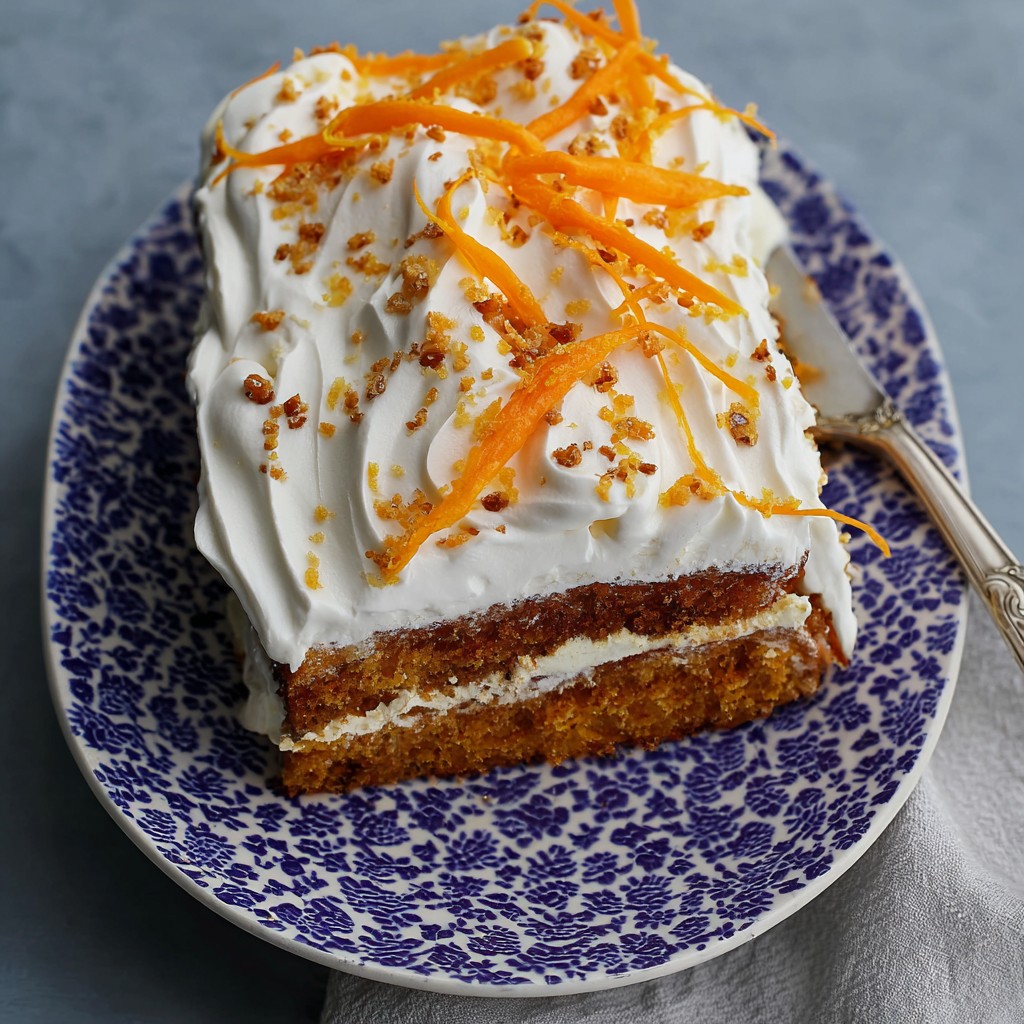 Carrot Tres Leches Cake