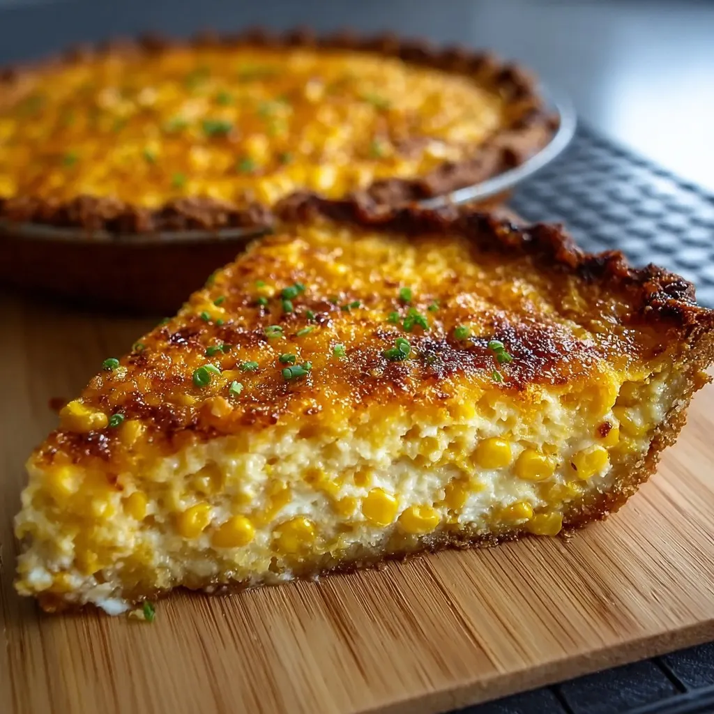 Cheddar Sweet Corn Pie