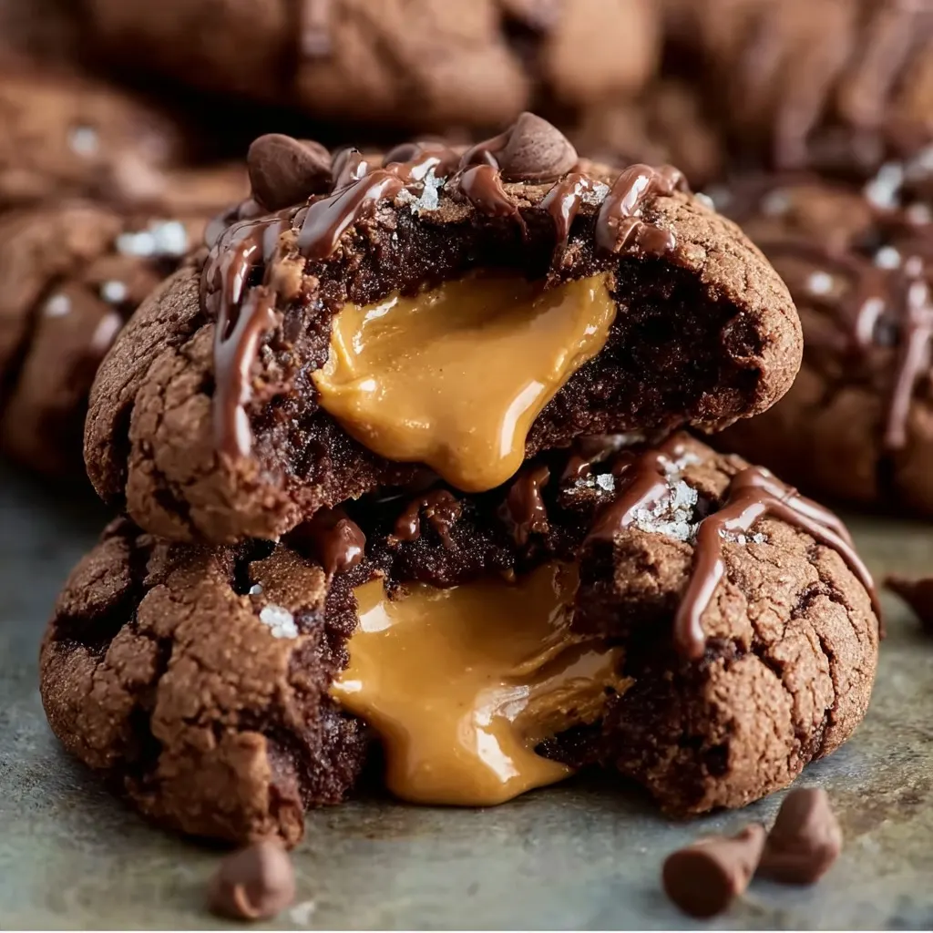 Chocolate Peanut Butter Lava Cookies 1 Chocolate Peanut Butter Lava Cookies