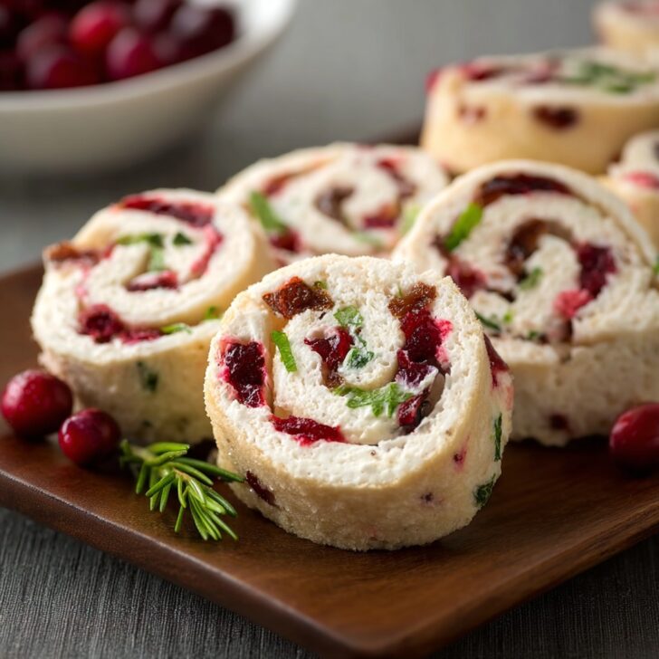 Christmas Cranberry Roll Ups Recipe