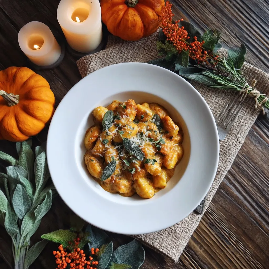 Cozy Fall Pumpkin Sage Gnocchi